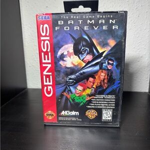 Batman Forever Game for Genesis - Black